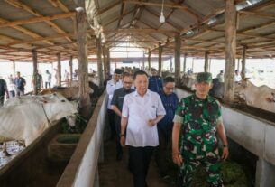 Danrem 012/TU Sambut Pejabat Gubernur Aceh Tinjau Lahan Poktan Teuku Umar Farm