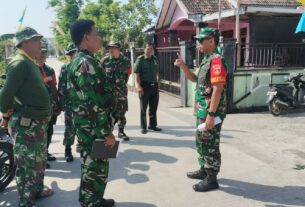 Dansatgas TMMD Reguler Ke-116 Kodim 0735/Surakarta Tekankan Semangat Dan Moril Anggota Dalam Bekerja