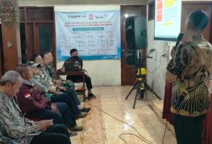 Giat Non Fisik, Satgas TMMD Reguler Ke-116 Kodim 0735/Surakarta Gelar Sosialisasi Dan Penyuluhan Mitigasi Bencana