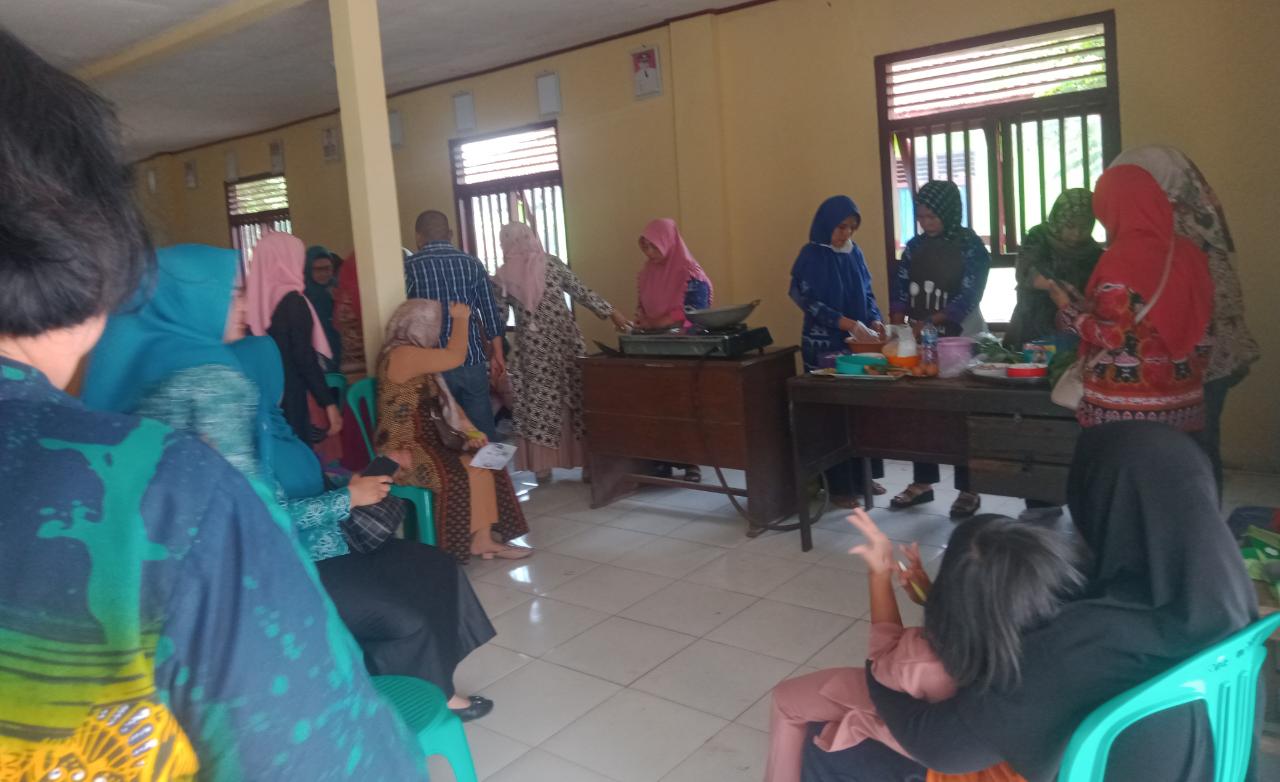 Kader Posyandu dan PKK Sungkai Selatan ikuti pelatihan makanan tambahan berbahan Pangan Lokal untuk Bumil