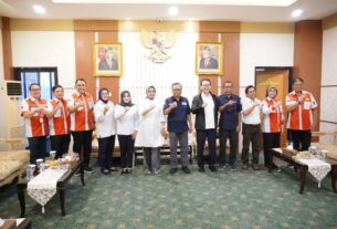 Ketua PMI Provinsi Lampung Pimpin Rapat Persiapan Penyelenggaraan Jumbara PMR Tingkat Nasional dan Mukernas PMI