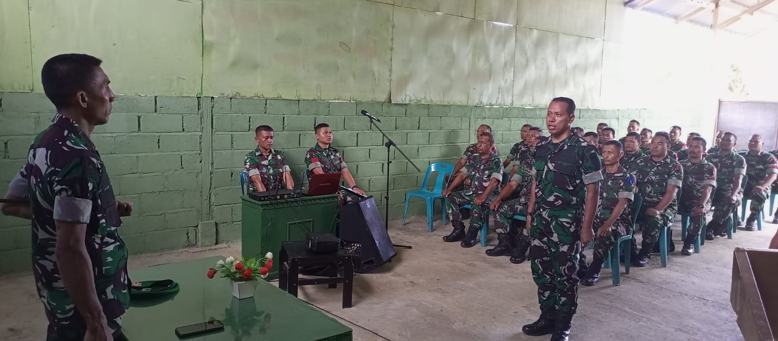 Latter Pendayagunaan Koramil Model Terpusat Di Makoramil 04/Meureubo Berjalan Lancar, Dandim 0105/Abar Ucapkan Terima Kasih Kepada Penyelenggara Dan Peserta