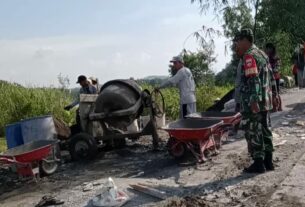 Membangun Desa Bersama, Wujud Kemanunggalan TNI dengan Rakyat