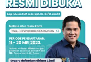 PLN Buka 32 Lowongan Pekerjaan di Rekrutmen Bersama BUMN 2023