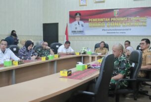 Pemprov Lampung Ikuti Rakor Pengendalian Inflasi Daerah Bersama Mendagri