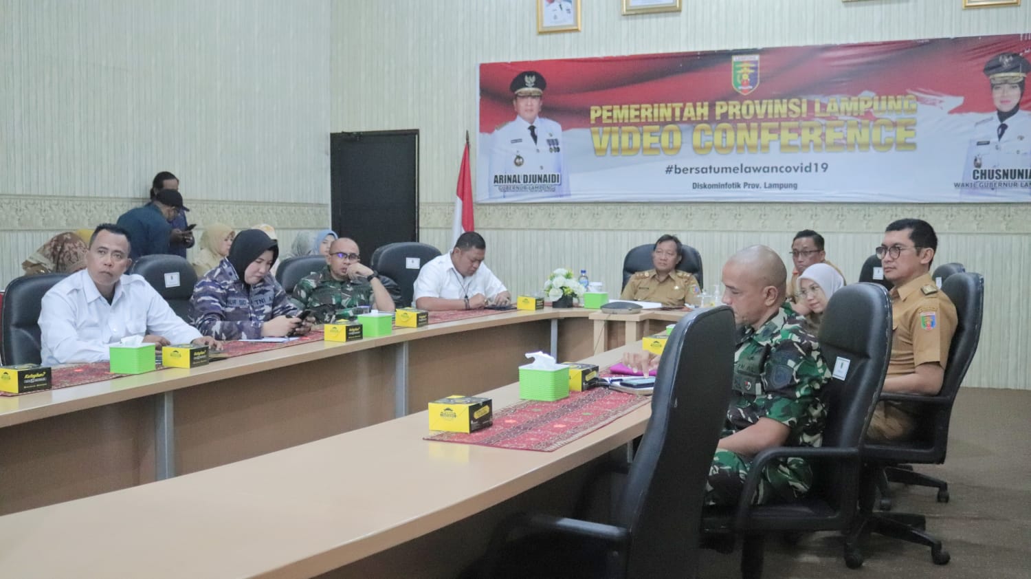 Pemprov Lampung Ikuti Rakor Pengendalian Inflasi Daerah Bersama Mendagri