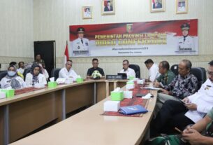 Pemprov Lampung Mengikuti Rapat Pengendalian Inflasi Bersama Mendagri