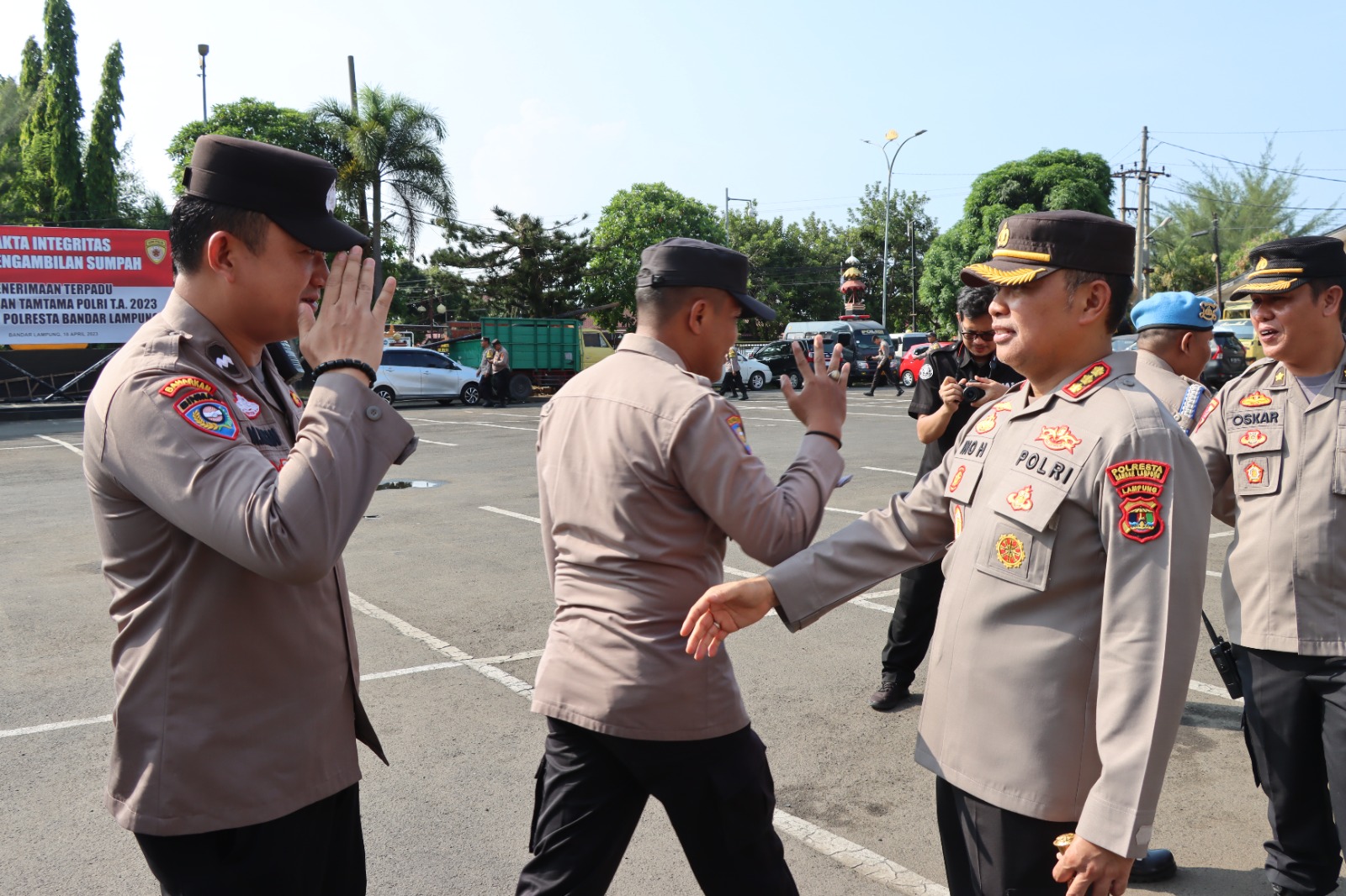 Pererat Tali Silaturahmi, Polresta Bandar Lampung Gelar Halal Bihalal