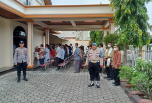 Peringati Kenaikan Isa Al Masih, Polresta Bandar Lampung Amankan Rangkaian Ibadah Di Sejumlah Gereja