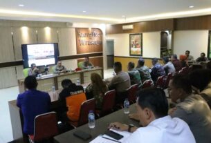 Polresta Bandar Lampung Gelar Rapat Koordinasi Kesiapan Pengamanan Konser Slank di Bandar Lampung
