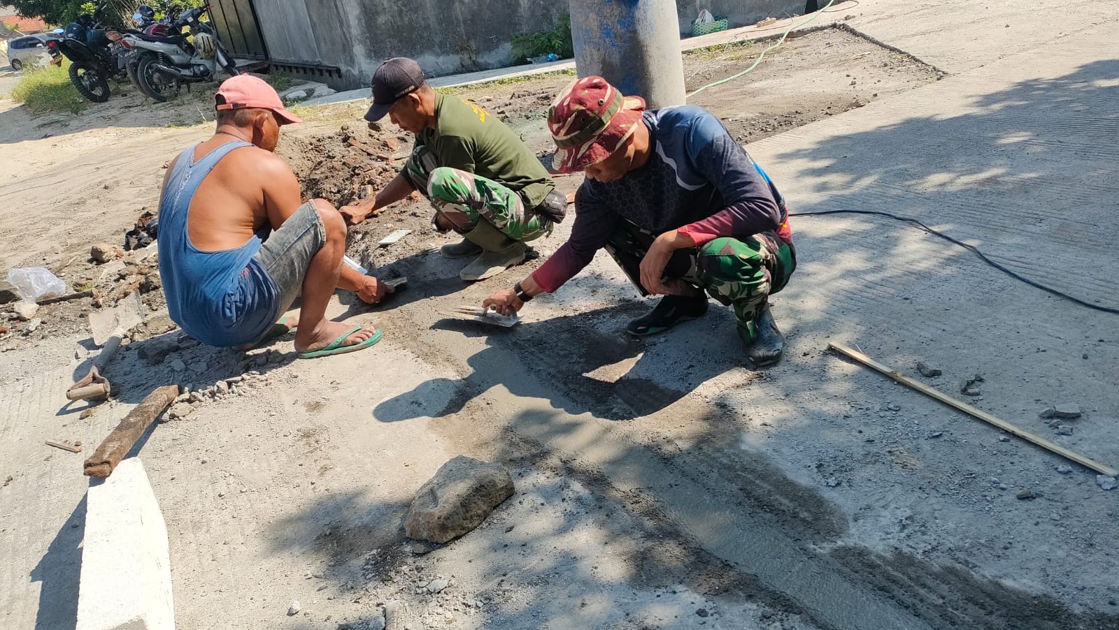 Sasaran Fisik Pembangunan MCK Umum Pada TMMD Reguler Ke-116 Kodim 0735/Surakarta Hari Ini Capai 85 Persen