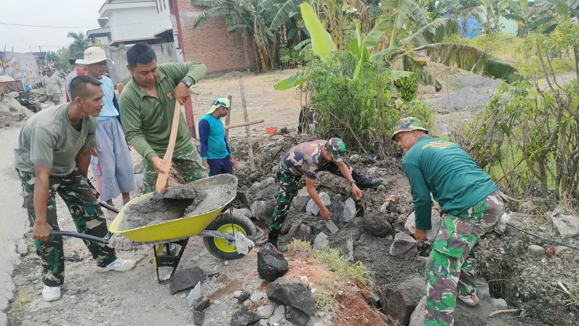 Sasaran Fisik TMMD Reguker Ke-116 Terus Digenjot, Berharap Sesuai Dengan Rencana