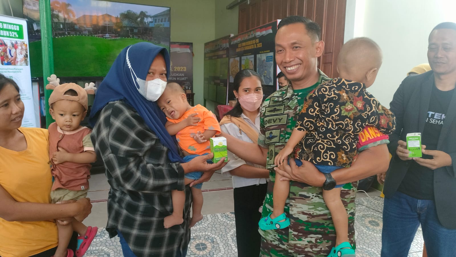 Sasaran Non Fisik, Satgas TMMD Reguler Ke-116 Kodim 0735/Surakarta Gelar Sosialisasi Penanganan Stunting