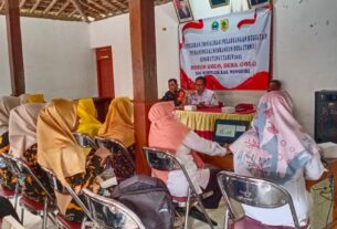 Selain Merampungkan Sasaran Fisik, Kodim 0728/Wonogiri Menggandeng Dinkes Melaksanakan Penyuluhan Stunting