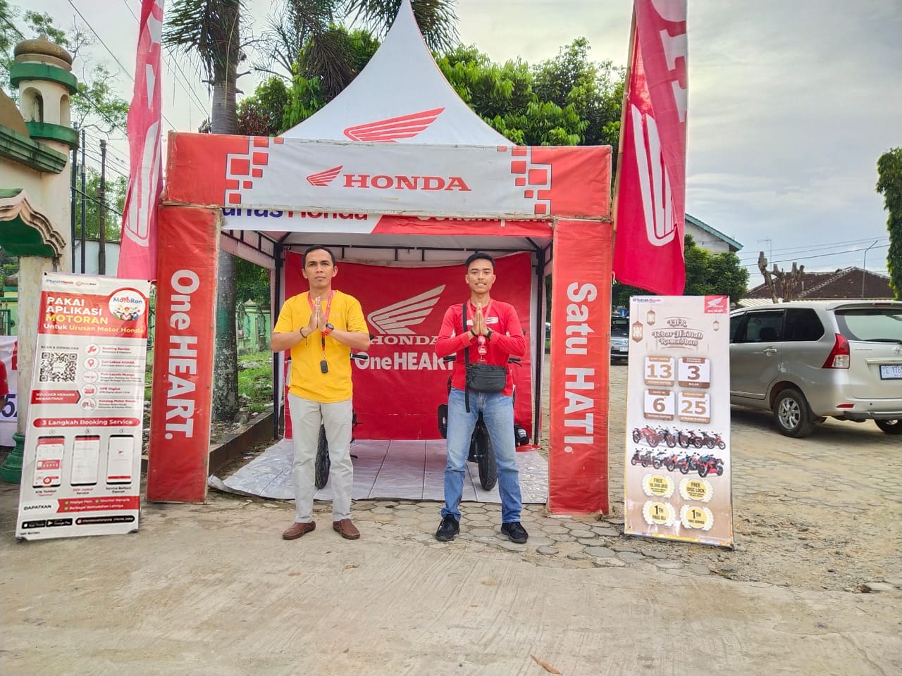 "TDM SEKAMPUNG GELAR ROADSHOW HONDA METIC SERIES PASAR SEKAMPUNG KEC.SEKAMPUNG LAM-TIM"