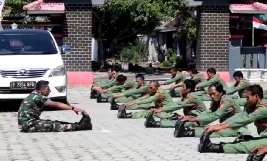 TNI-Polri Di Purwantoro Bersinergi Berikan Pembekalan Dan Pelatihan Terhadap Linmas