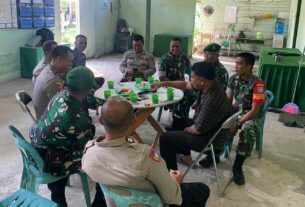 TNI - Polri Sektor Arongan Lambalek Ngopi Bareng Sembari Merawat Sinergi Dan Tetap Solid Menjaga Damai Negeri