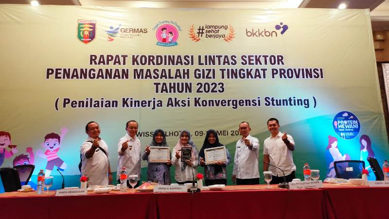 Terbukti Laksanakan 8 Aksi Konvergensi Stunting, Tubaba Raih 2 Penghargaan Dari Pemprov Lampung