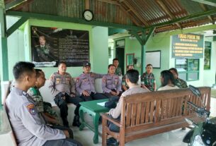 Tingkatkan Sinergitas, TNI-Polri di Kedungadem Bojonegoro gelar Halal Bihalal