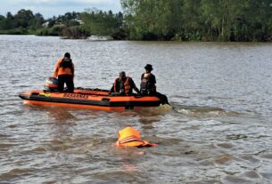 Warga Pencari Kerang Tenggelam Di Sungai, Dandim 0105/Abar Terjun Langsung Ikut Proses Mencari Bersama Aparat Gabungan