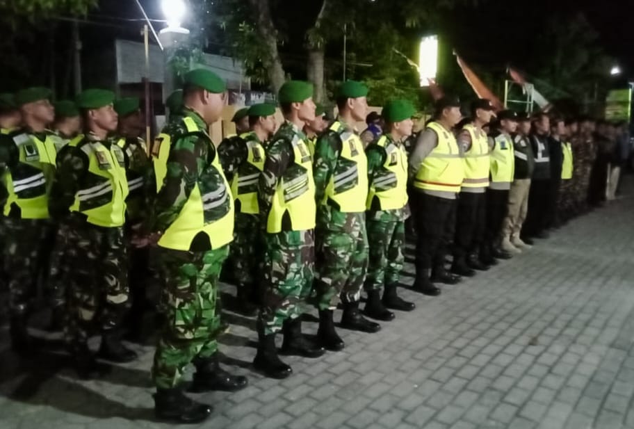 Apel Pengamanan Malam Takbiran Idul Adha 1444 Hijriyah diwilayah Kabupaten Bojonegoro