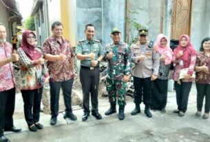 Dandim 0735/Surakarta Laksanakan Peletakan Batu Pertama Progam Karya Bhakti Daerah ( KBD )Tahap V Dan VI Tahun 2023