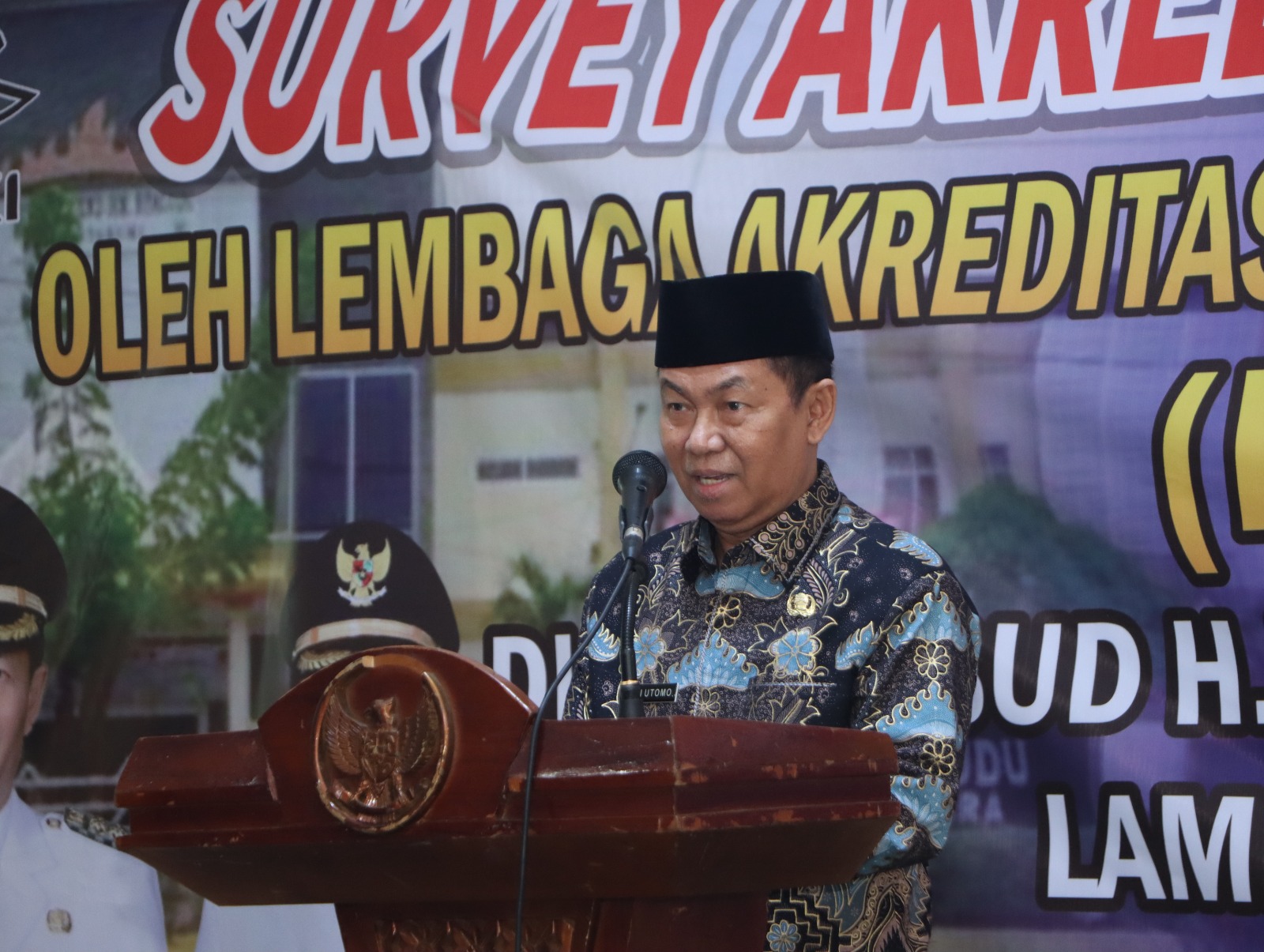 Bupati Lampura hadiri Survei Akreditasi RSUD Ryacudu Kotabumi