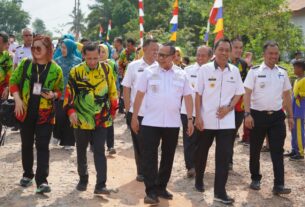 Desa Tebing Karya Mandiri Wakili Mesuji Lomba Desa Tingkat Provinsi Lampung Tahun 2023
