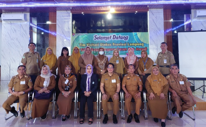 Dinas Provinsi Lampung Visitasi Perpanjangan Izin Operasional RSUD RBC Mesuji