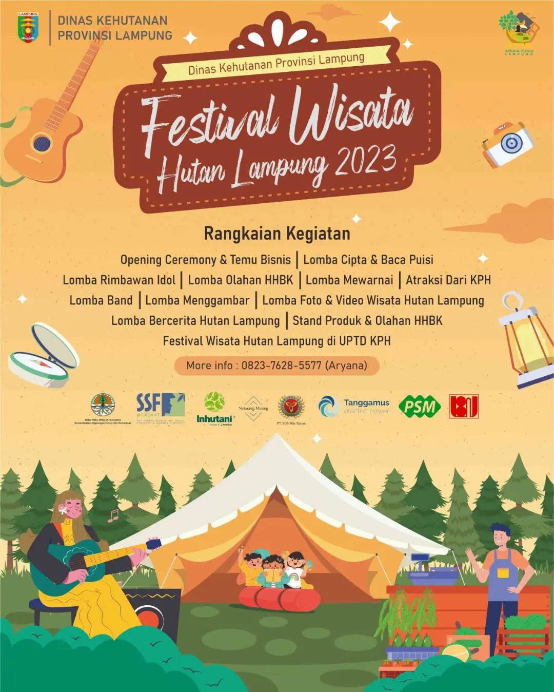 Festival Wisata Hutan 2023, Perbanyak Agenda Pariwisata Lampung