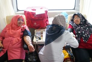 Gebyar Dies Natalis Ke-26, UKM KSR PMI IIB Darmajaya Gelar Donor Darah Sukarela