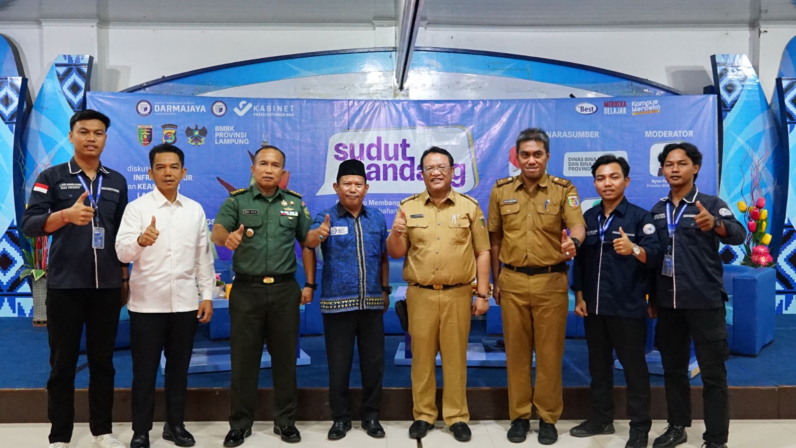 Hadirkan Polda, Korem dan Dinas BMBK, BEM IIB Darmajaya Gelar FGD "Bersama Membangun Lampung Menuju Perubahan Lebih Baik"