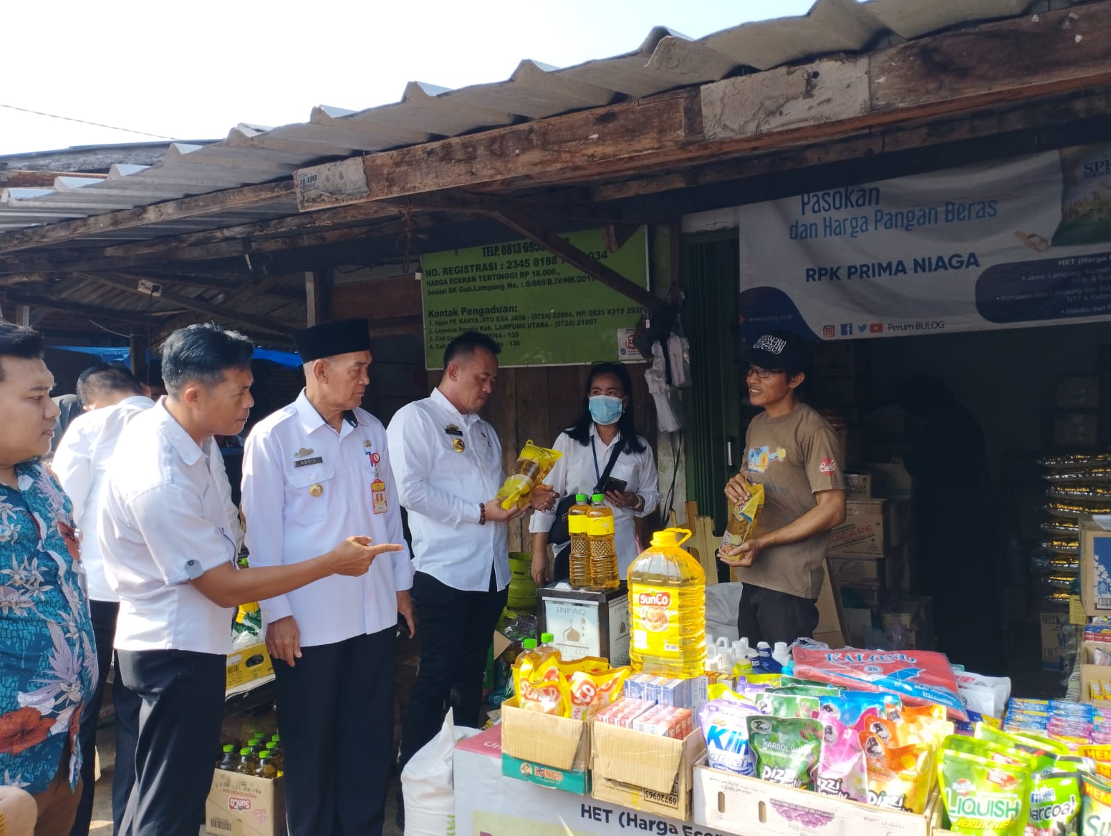 Jelang Idul Adha 1444 H, Forkopimda Sidak Pasar di Lampura