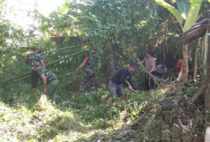 Kampung Stono Laweyan Jadi Sasaran Kerja Bakti Babinsa Bersama Warga masyarakat, Ini Alasannya