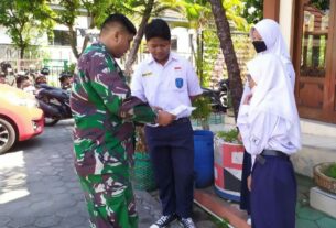Komsos Babinsa Koramil 04/jebres Menyasar Siswa SMP Negeri 14 Surakarta, Ini Alasannya