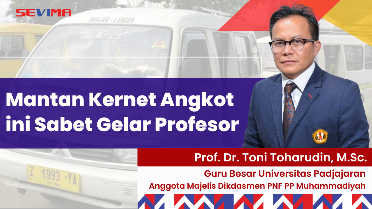 Mantan Kernet Angkot yang Sukses Sabet Gelar Profesor