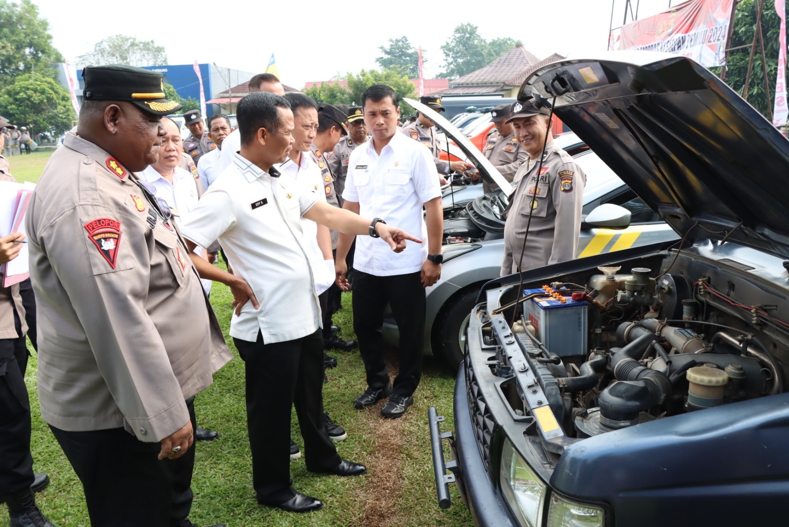 Tim Itwasum Polri Cek Sarpras Kesiapan Pemilu 2024 di Polres Tulang Bawang