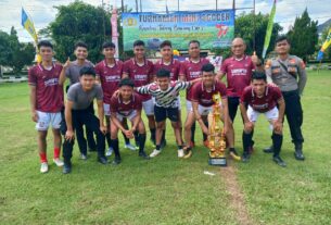 Tim Samapta 1 Menjuarai Turnamen Mini Soccer Kapolres Tulang Bawang Cup II