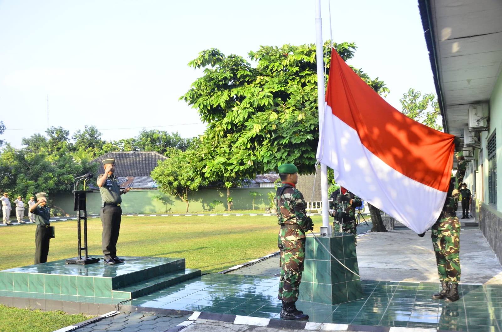 Upacara Bendera, Bukti Nyata Kodim 0735/Surakarta Tingkatkan Disiplin Dan Loyalitas Prajurit