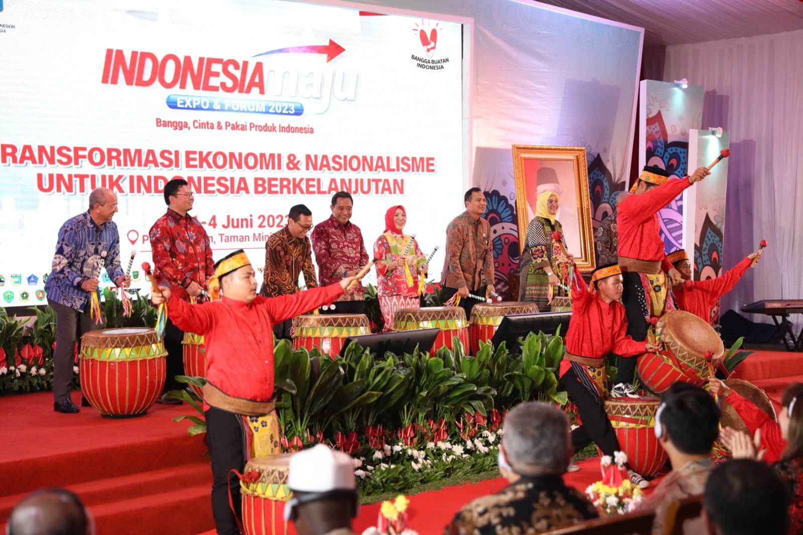 Wagub Chusnunia Hadiri Opening Ceremony Indonesia Maju Expo & Forum 2023 di Taman Mini Indonesia Indah Jakarta