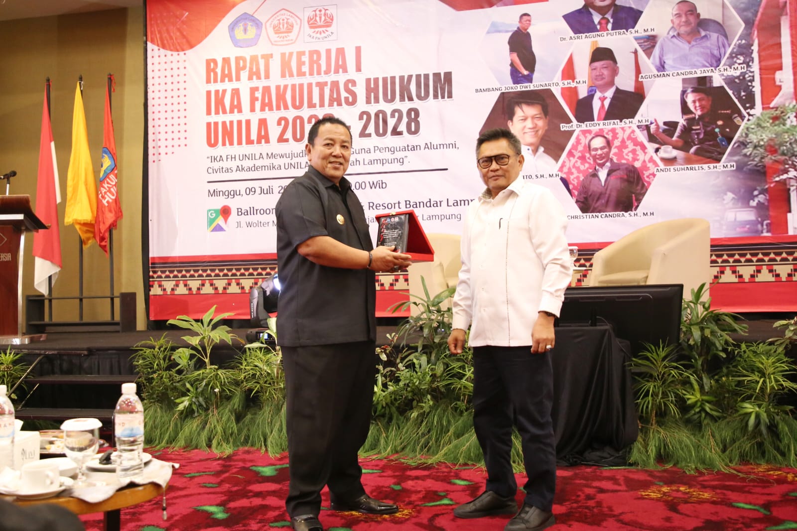 Gubernur Arinal Hadiri Raker IKA Fakultas Hukum Unila Periode 2023-2028