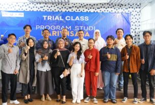 Hadirkan Pelaku Pariwisata di Lampung, Prodi Pariwisata IIB Darmajaya Gelar Trial Class kepada Calon Mahasiswa Baru