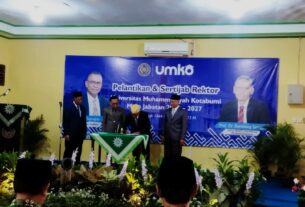 Irawan Suprapto dilantik Jadi Rektor UMKO Periode 2023-2027