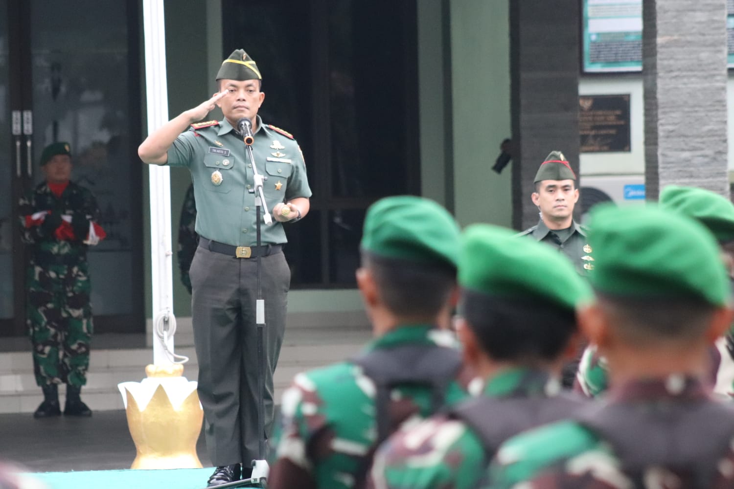 Jelang Pesta Demokrasi 2024, Dandim 0410/KBL : Jaga Netralitas TNI