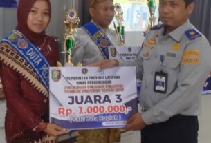 Kabupaten Tubaba Juara 3 Pelajar Pelopor Keselamatan Tertib Lalu Lintas se-Provinsi