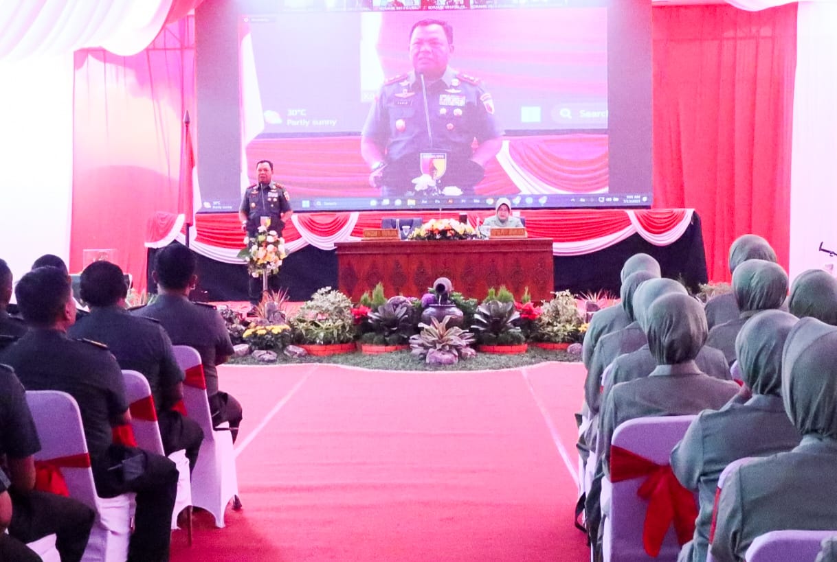 Kunjungi Markas Kodim Bojonegoro, ini Pesan Pangdam V Brawijaya