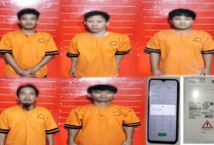 Lima Pelaku Ditangkap Polisi Dalam Kasus Curas Rumah di Penawar Jaya
