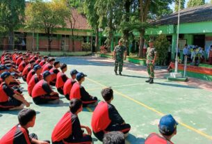 MPLS Tahun Ajaran 2023/2024, TNI di Bojonegoro bekali Pelajar dengan Wasbang dan PBB Dasar