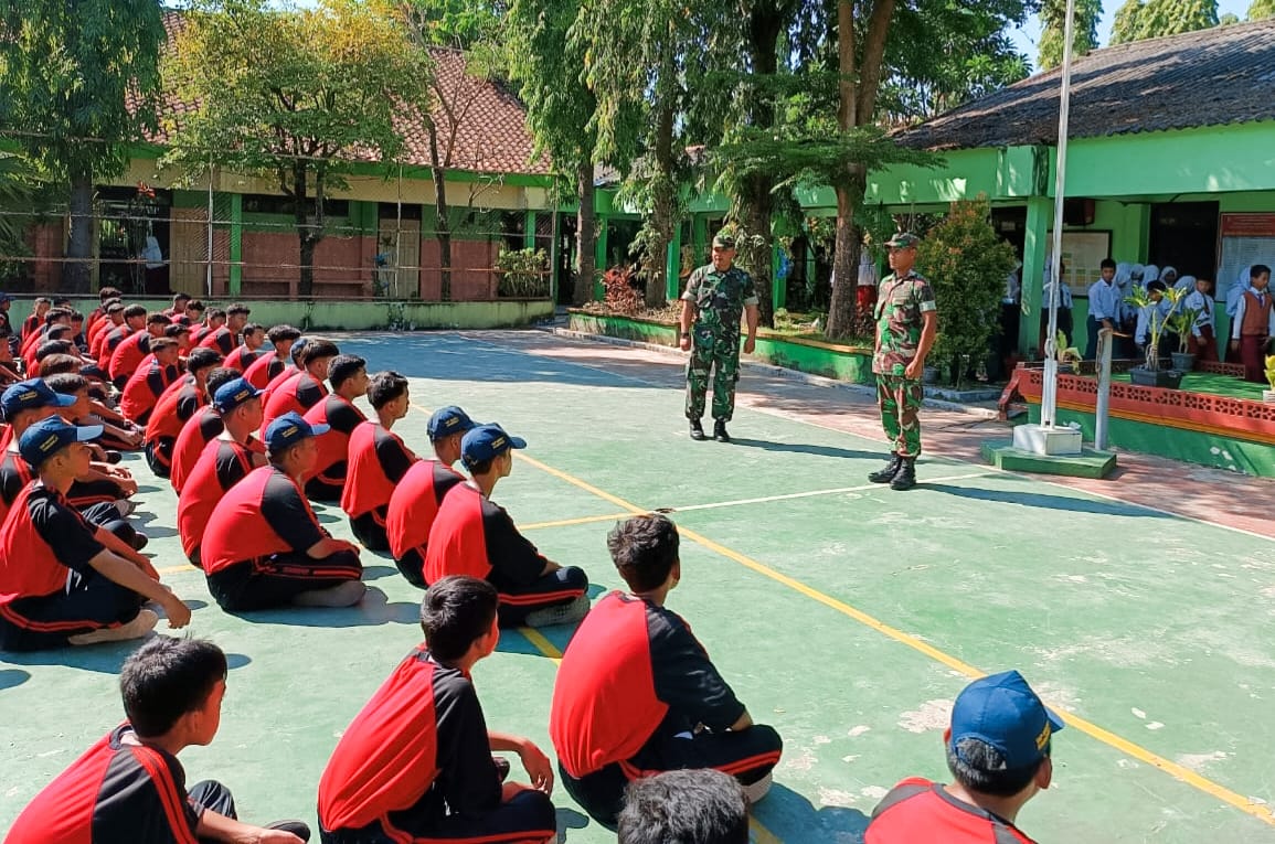 MPLS Tahun Ajaran 2023/2024, TNI di Bojonegoro bekali Pelajar dengan Wasbang dan PBB Dasar