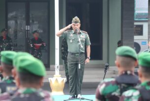 Pupuk Jiwa Nasionalisme, Kodim 0410/KBL Menggelar Upacara Bendera